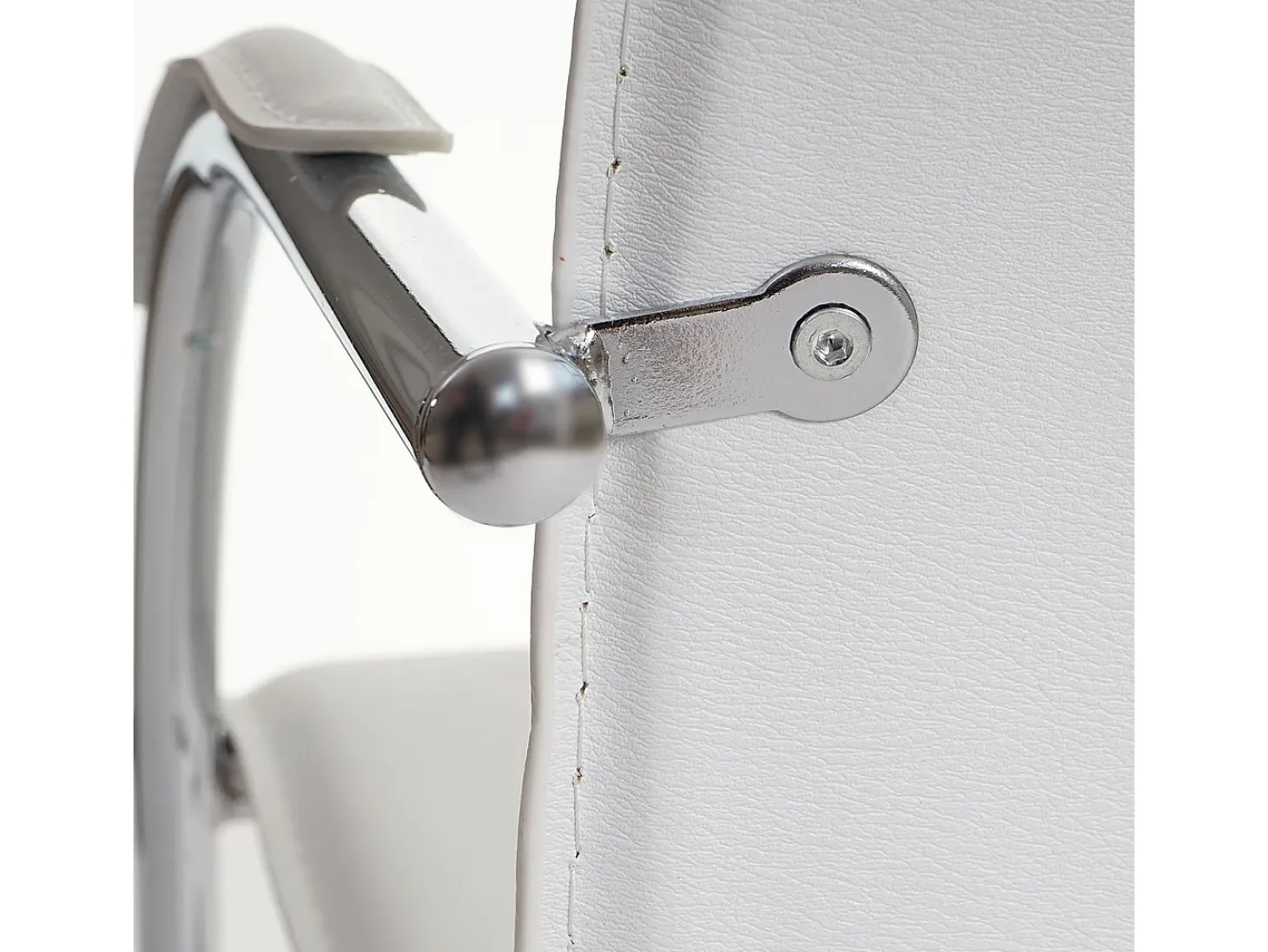 Silla de comedor Perm (juego de 6), blanco