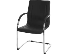Silla de comedor Perm (juego de 6), negro