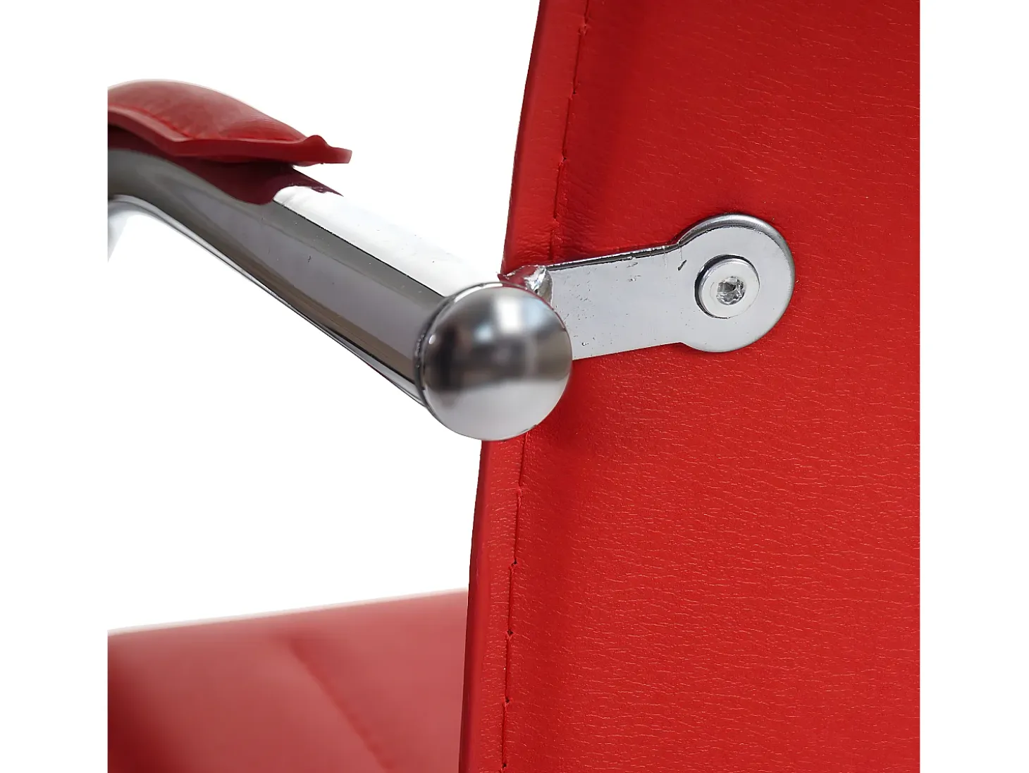 Silla de comedor Perm (juego de 6), rojo