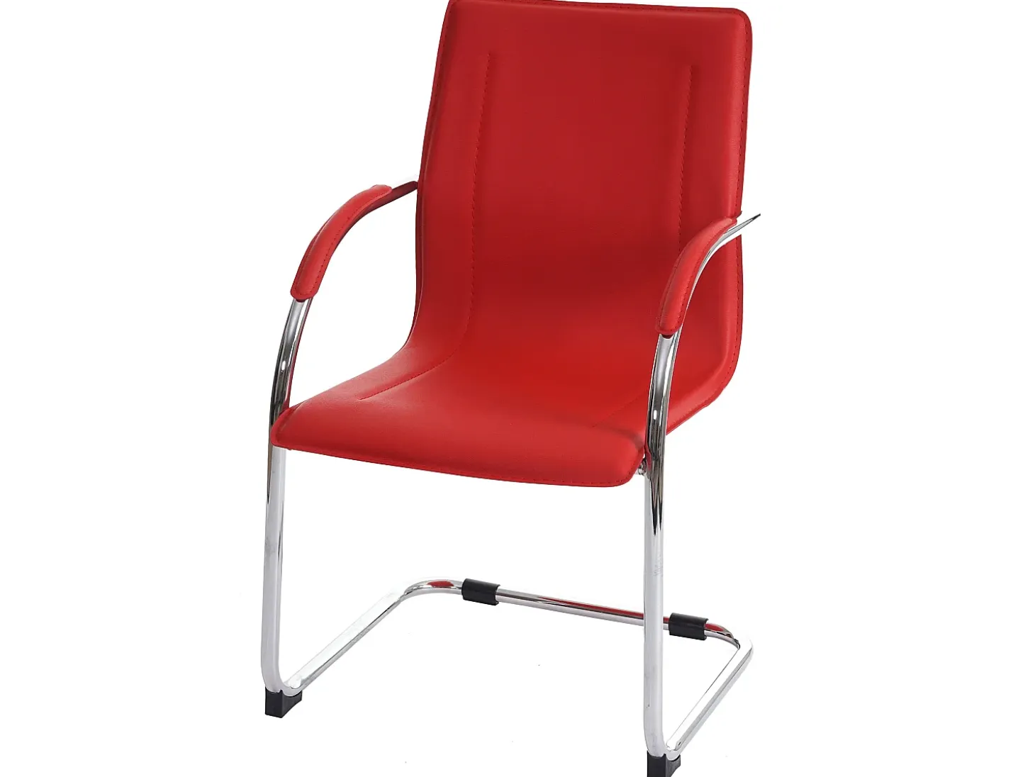 Silla de comedor Perm (juego de 6), rojo