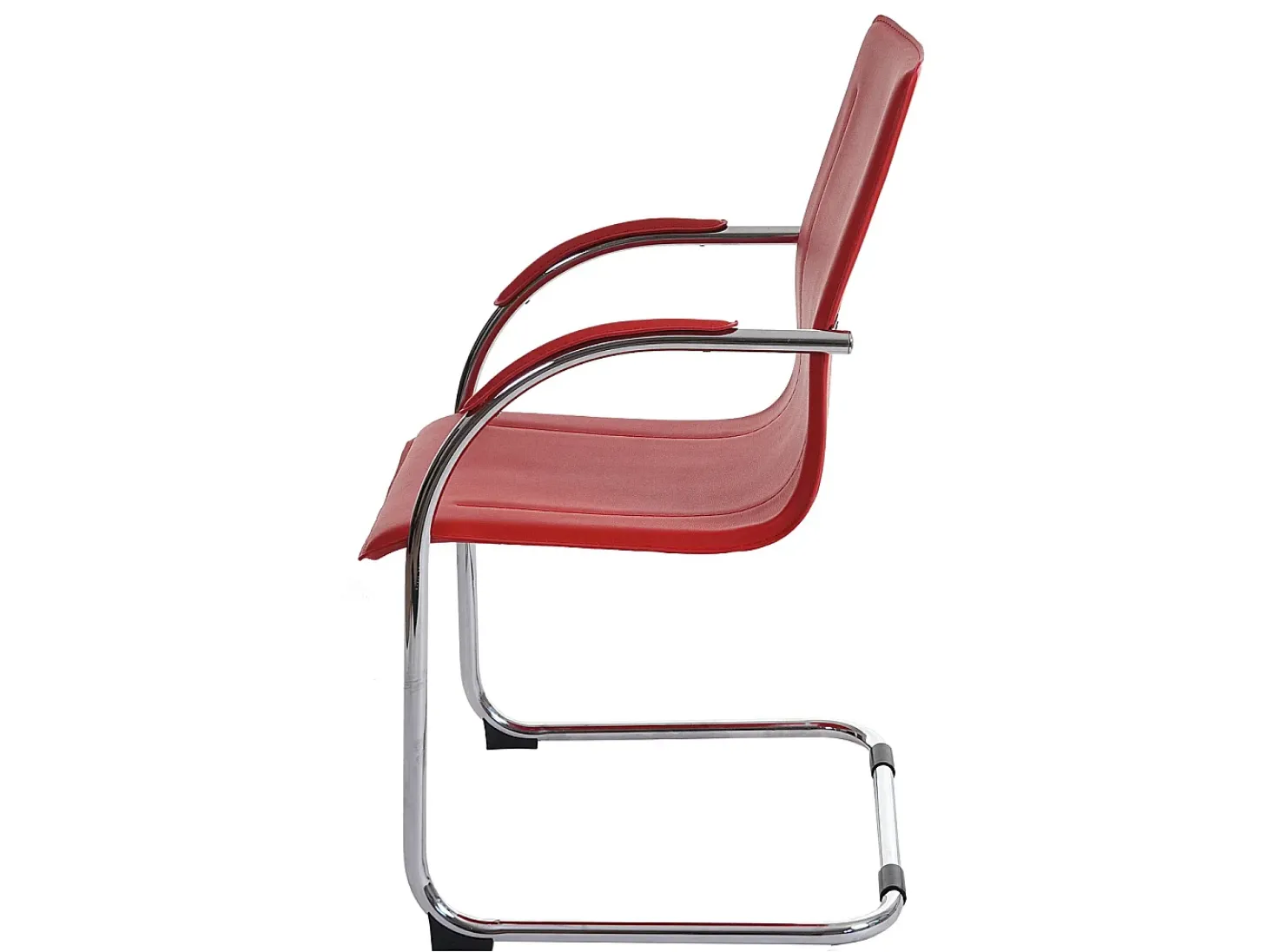 Silla de comedor Perm (juego de 6), rojo
