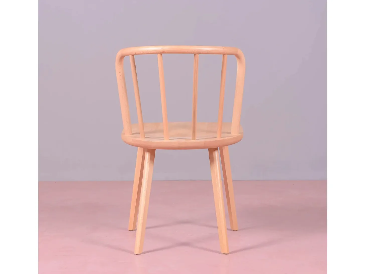 Silla de comedor rústica en madera de haya natural - Organic - Haya natural