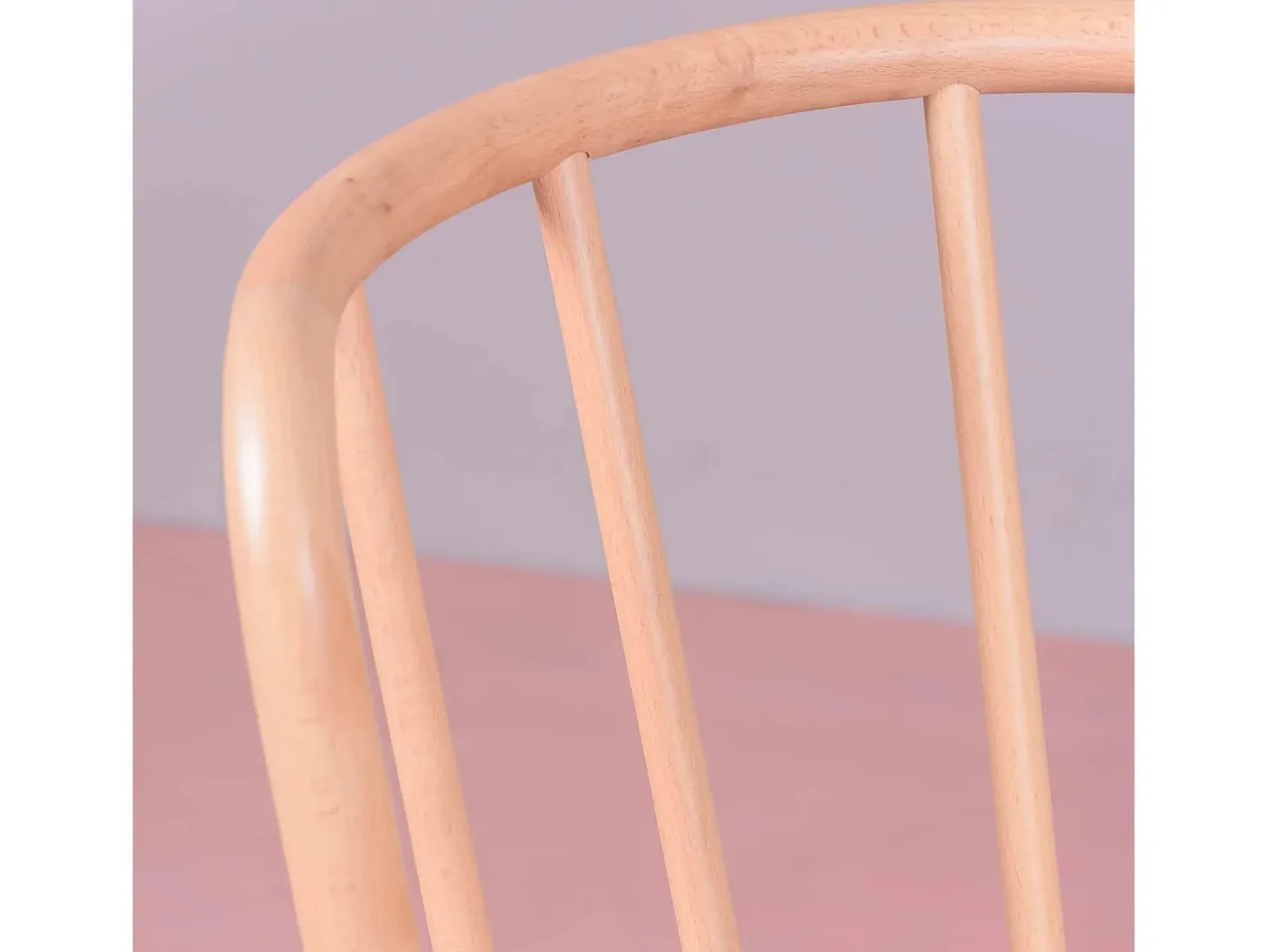 Silla de comedor rústica en madera de haya natural - Organic - Haya natural