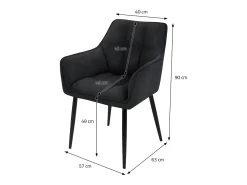 Silla de comedor Silla de salón Silla de cocina Sillón de salón de diseño Silla