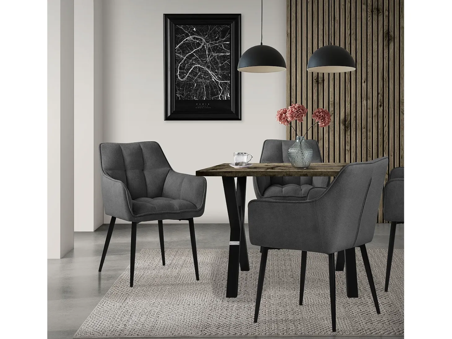Silla de comedor Silla de salón Silla de cocina Sillón de salón de diseño Silla