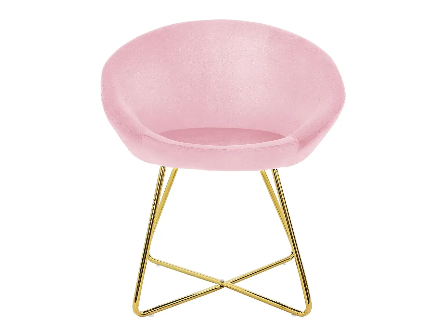 Silla de comedor Silla tapizada Silla de salón Silla de cocina Terciopelo 65x58x