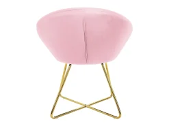 Silla de comedor Silla tapizada Silla de salón Silla de cocina Terciopelo 65x58x