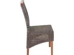 Silla de comedor Sinio (juego de 6), sin cojín de asiento