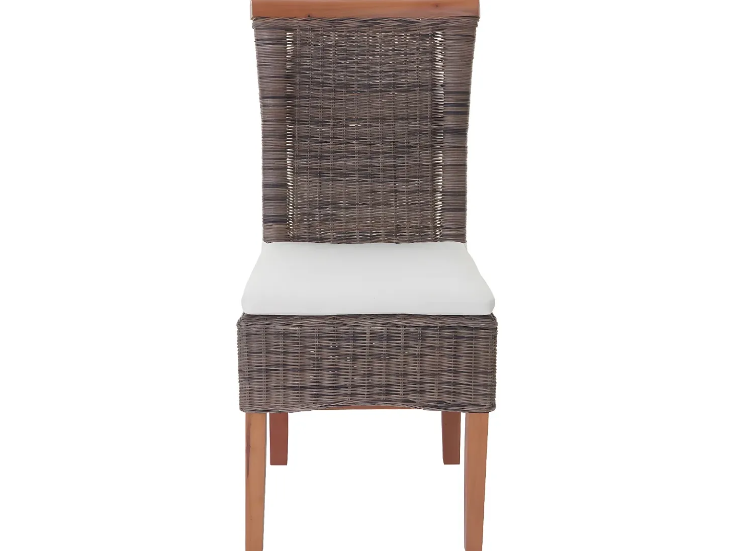 Silla de comedor Sinio (set de 2), con cojín de asiento