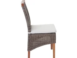 Silla de comedor Sinio (set de 2), con cojín de asiento