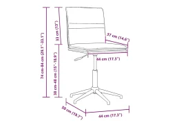 Silla de comedor terciopelo azul