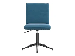 Silla de comedor terciopelo azul