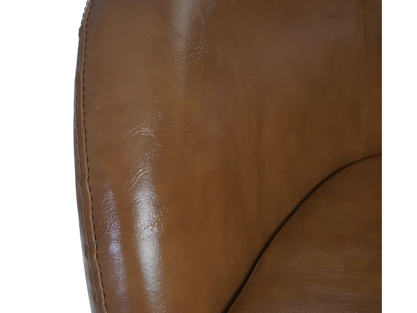 Silla de comedor Vaasa T633, piel sintética, imitación de ante