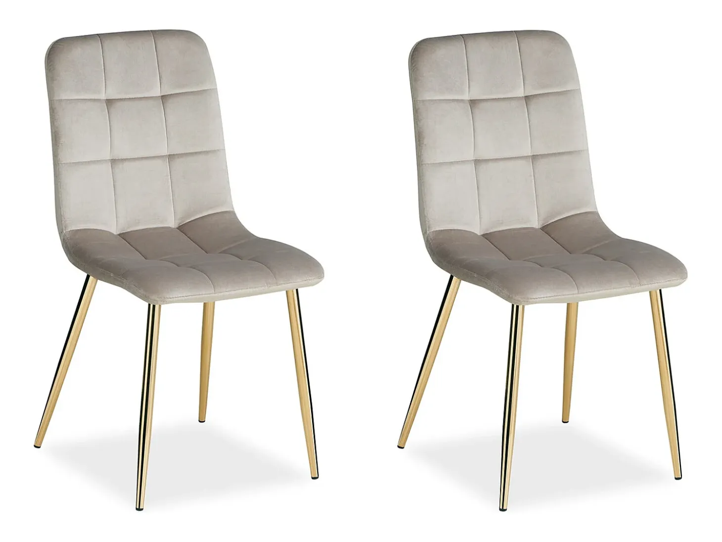 Silla de comedor 43.5x88x50 cm beige Eames
