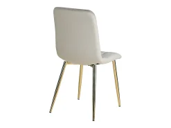 Silla de comedor 43.5x88x50 cm Beige Eames