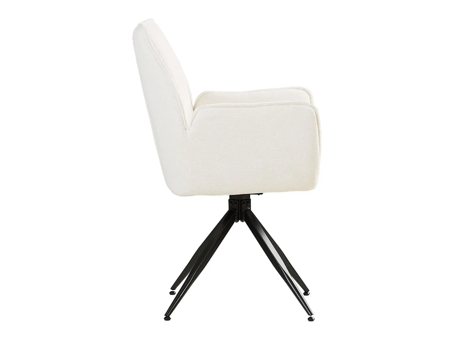 Silla de comedor 61x92,5x57,5 cm blanco