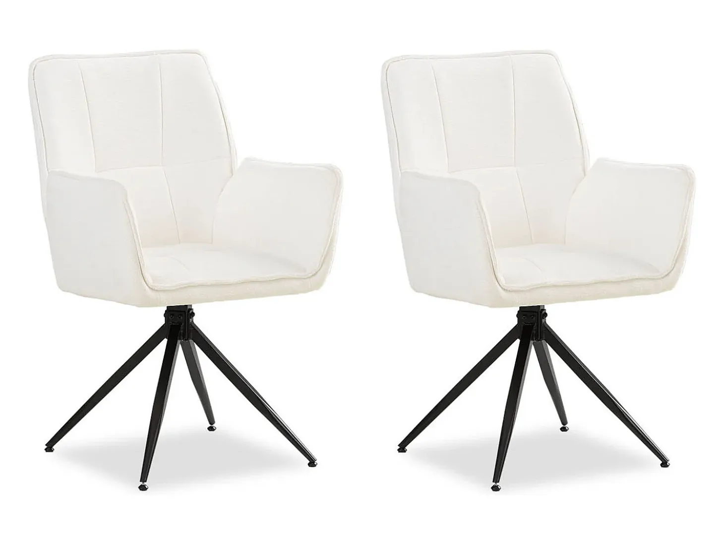 Silla de comedor 61x92,5x57,5 cm blanco