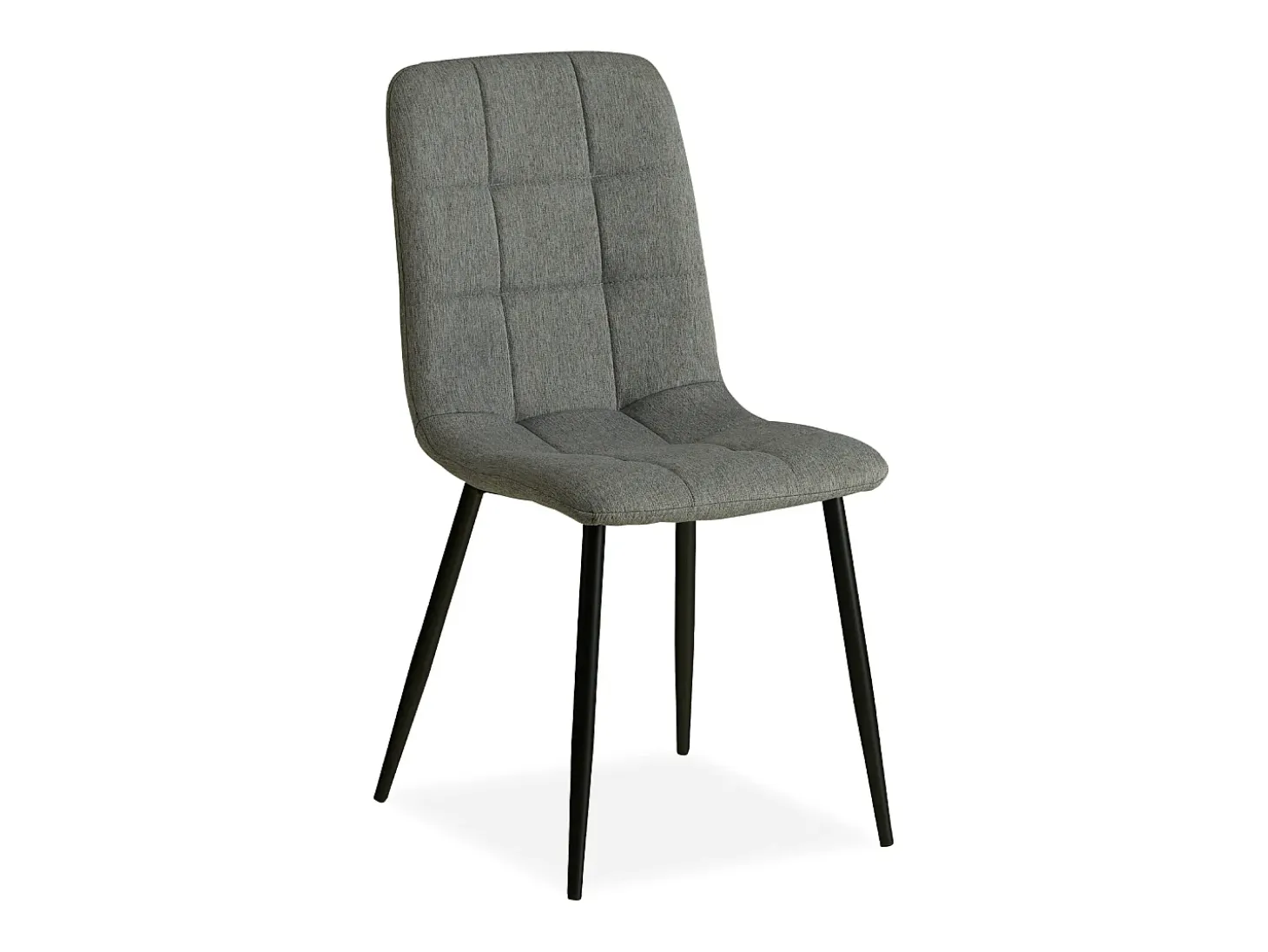 Silla de comedor 43,5x88x50 cm gris eames