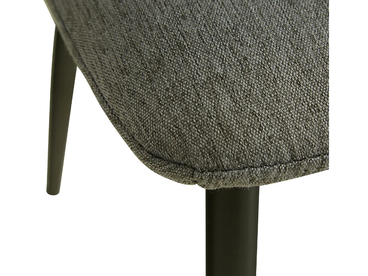 Silla de comedor 43.5x88x50 cm gris Eames
