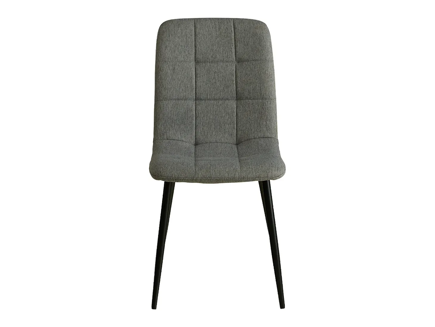 Silla de comedor 43.5x88x50 cm gris Eames