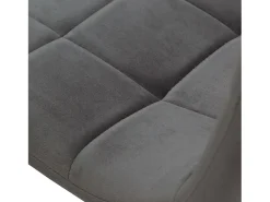 Silla de comedor 43.5x88x50 cm gris Eames