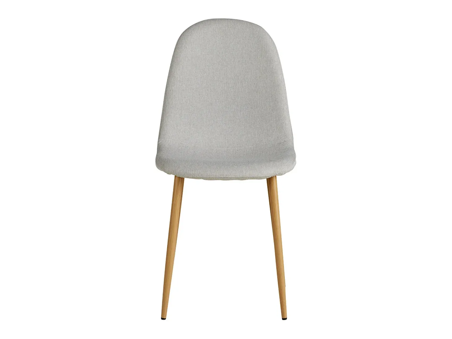 Silla de comedor 44x88x45,5 cm gris Eames