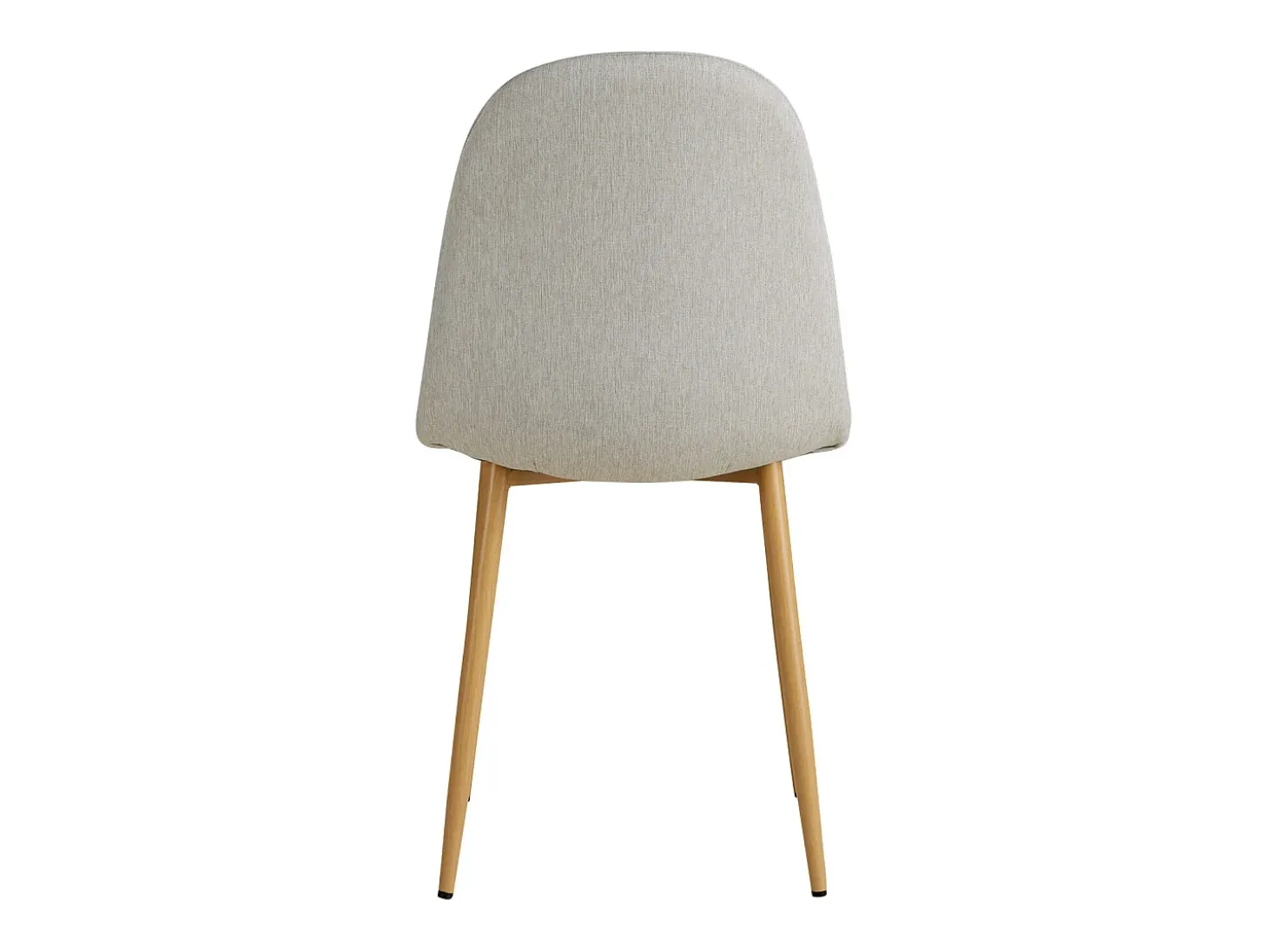 Silla de comedor 44x88x45,5 cm gris Eames