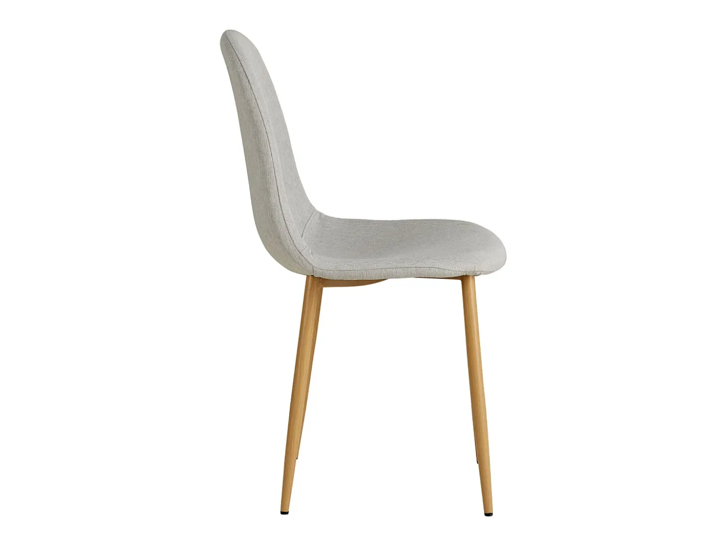 Silla de comedor 44x88x45,5 cm gris Eames