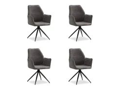 Silla de comedor 61x92.5x60 cm gris Sillas Egg