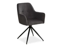 Silla de comedor 57x85x59 cm gris