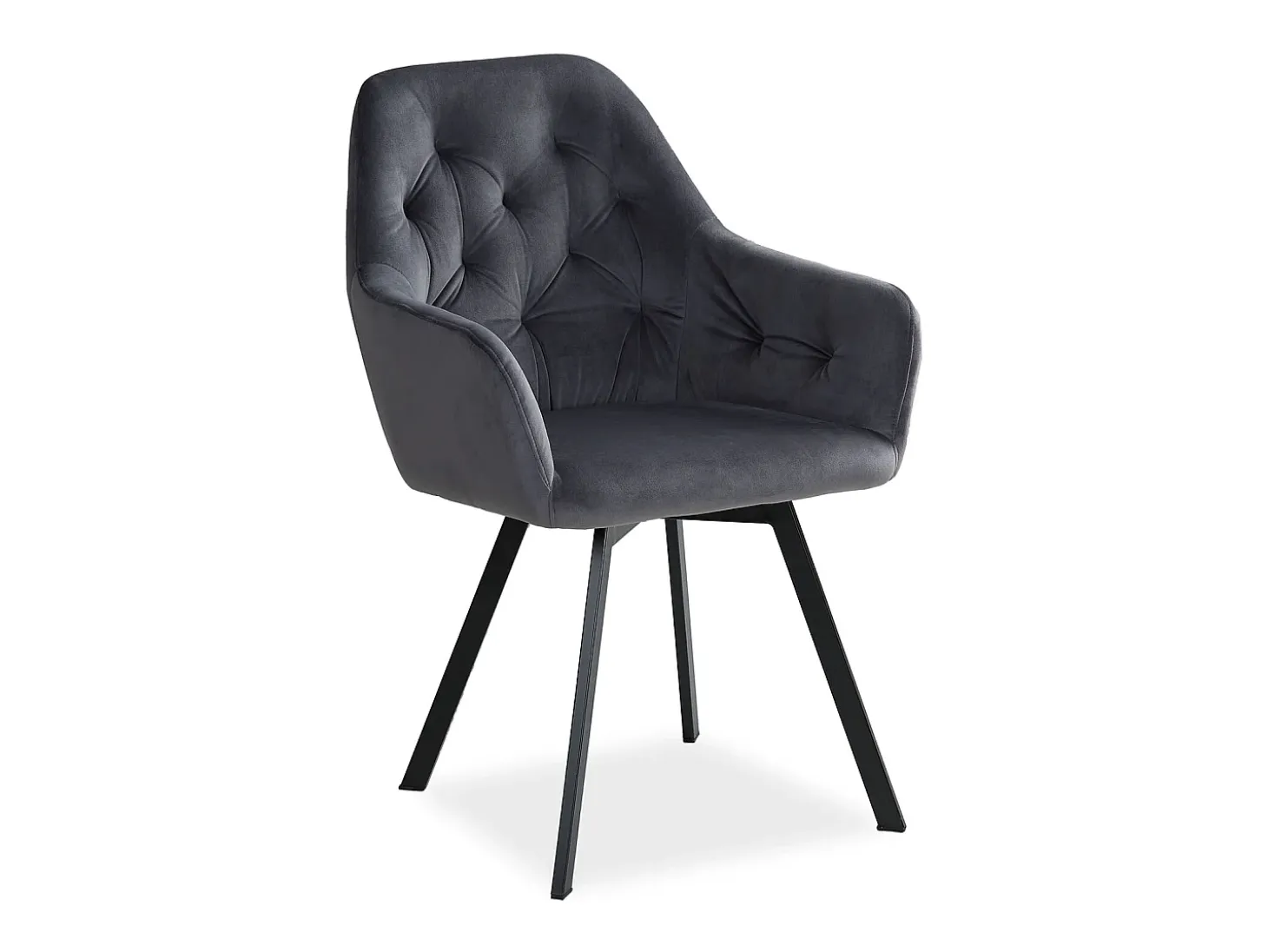 Silla de comedor 59x87.5x65 cm gris Eames