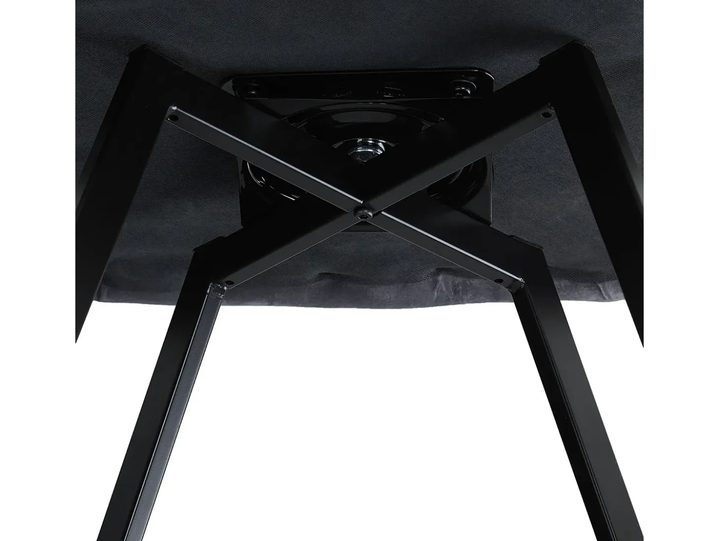 Silla de comedor 59x87.5x65 cm gris Eames