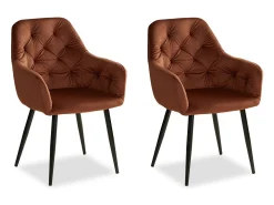 Silla de comedor 59x89x62.5 cm Marrón Eames