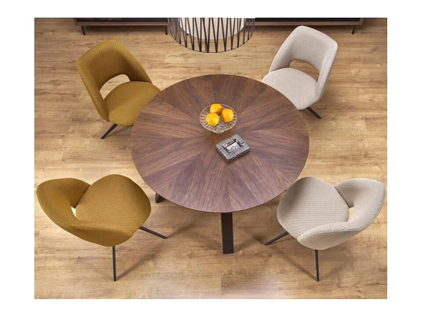 Silla de diseño Danilo giratoria 180° beige