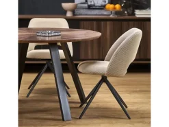Silla de diseño Danilo giratoria 180° beige