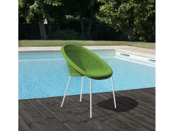 Silla de diseño moderno para bar de jardín, cocina, restaurante Scab Bon Bon