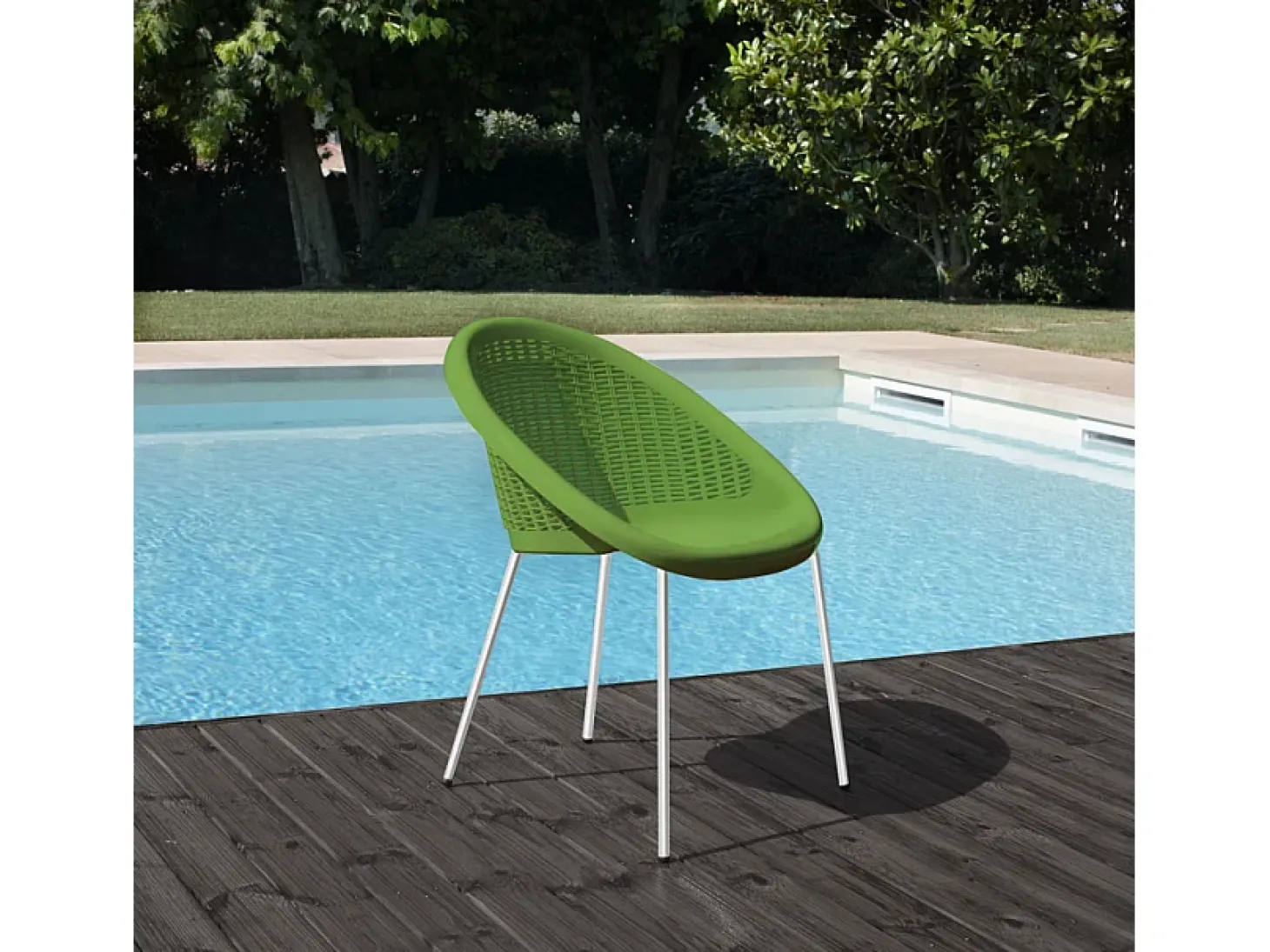 Silla de diseño moderno para bar de jardín, cocina, restaurante Scab Bon Bon