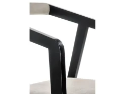 Silla de exterior de madera maciza 50 x 44 cm