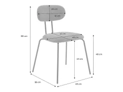 Silla de madera curvada teñida de nogal y tejido repelente al agua ,