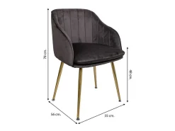 Silla De Madera Tapizada