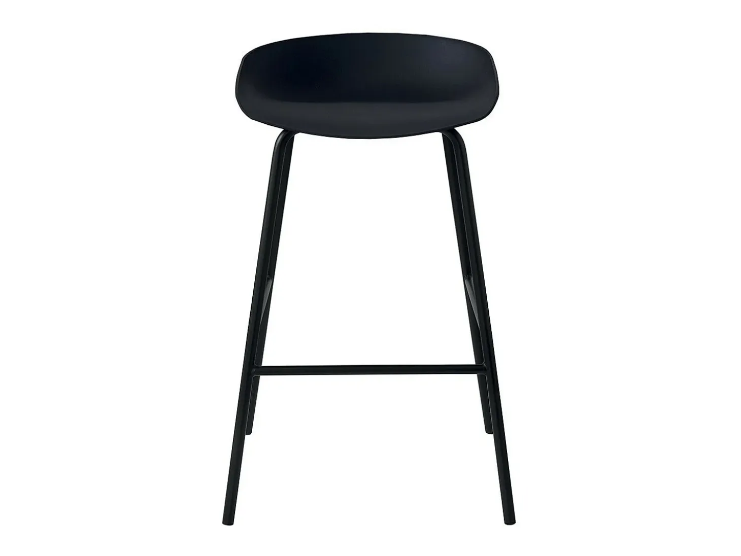 Silla de mostrador de diseño negro. Colección SIRA