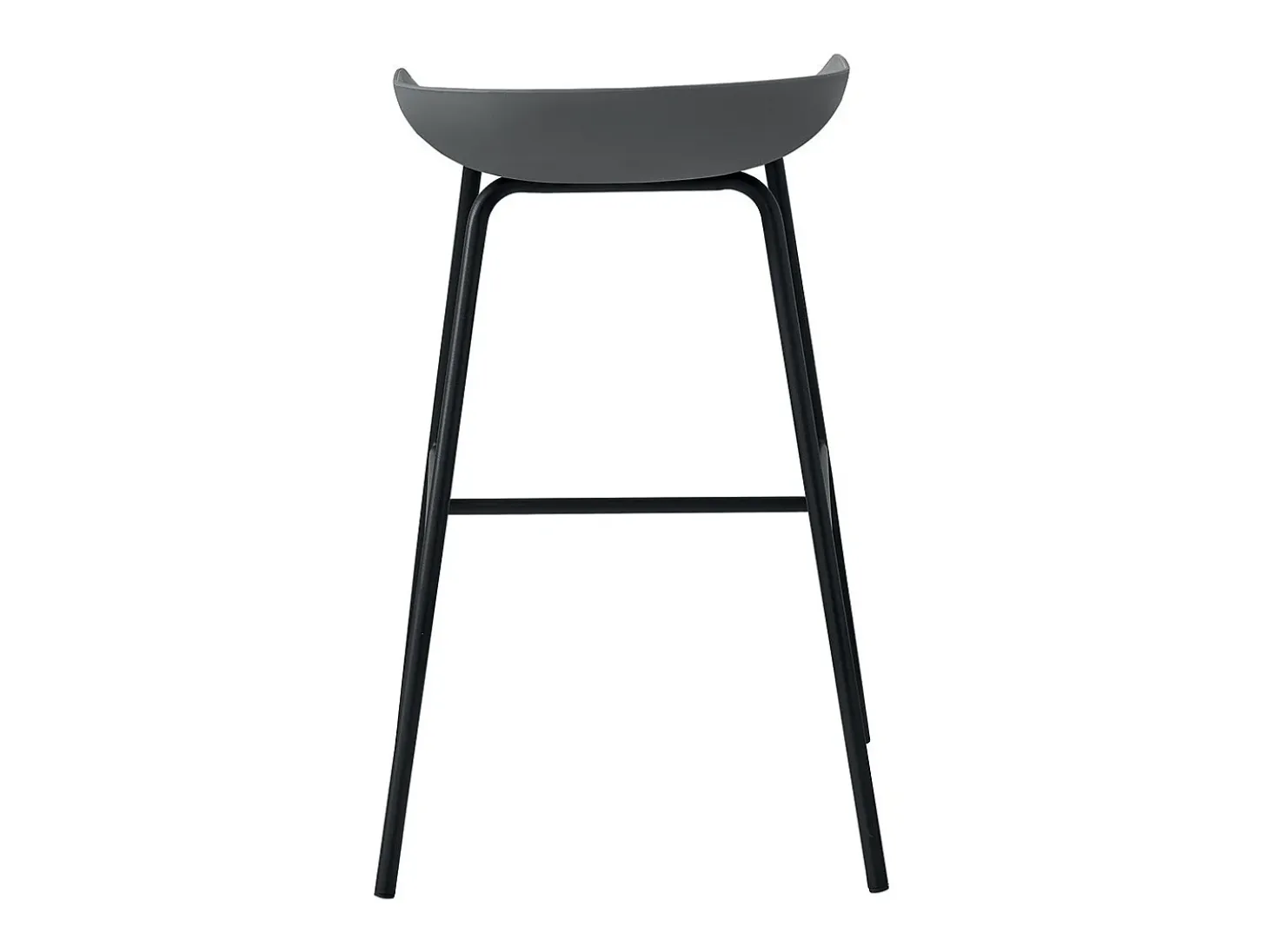 Silla de mostrador de diseño gris. Colección SIRA