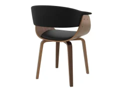 Silla de piel sintética negra - Piada