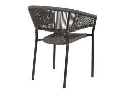 Silla de ratán gris para el hogar