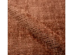 Silla de terciopelo terracota y metal negro - Bloomy