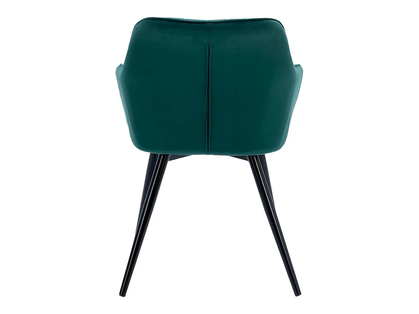 Silla de terciopelo verde BERTILLE