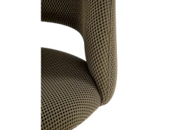 Silla giratoria de acero 52 x 79 cm