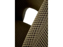 Silla giratoria de acero 52 x 79 cm