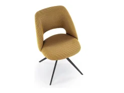 Silla giratoria de acero 52 x 79 cm