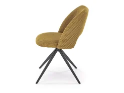 Silla giratoria de acero 52 x 79 cm